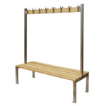 Double Sided Cloakroom Bench